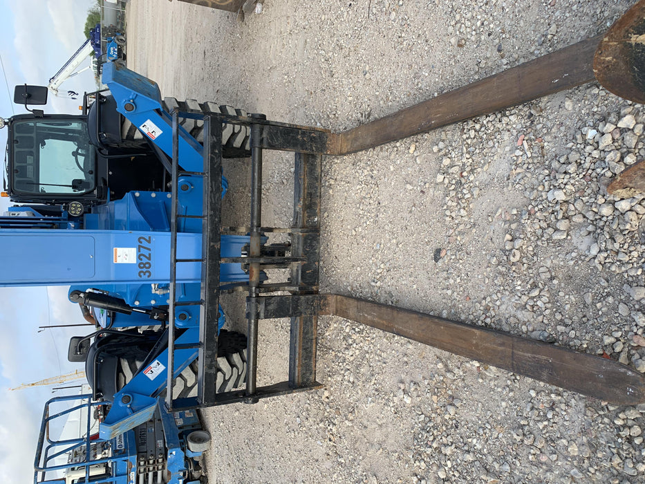 2019 Genie GTH-1056 Cab/Heat/AC, Solid RT Tires, LED Work Lights, Beacon 60" QA Carriage, 60" Forks