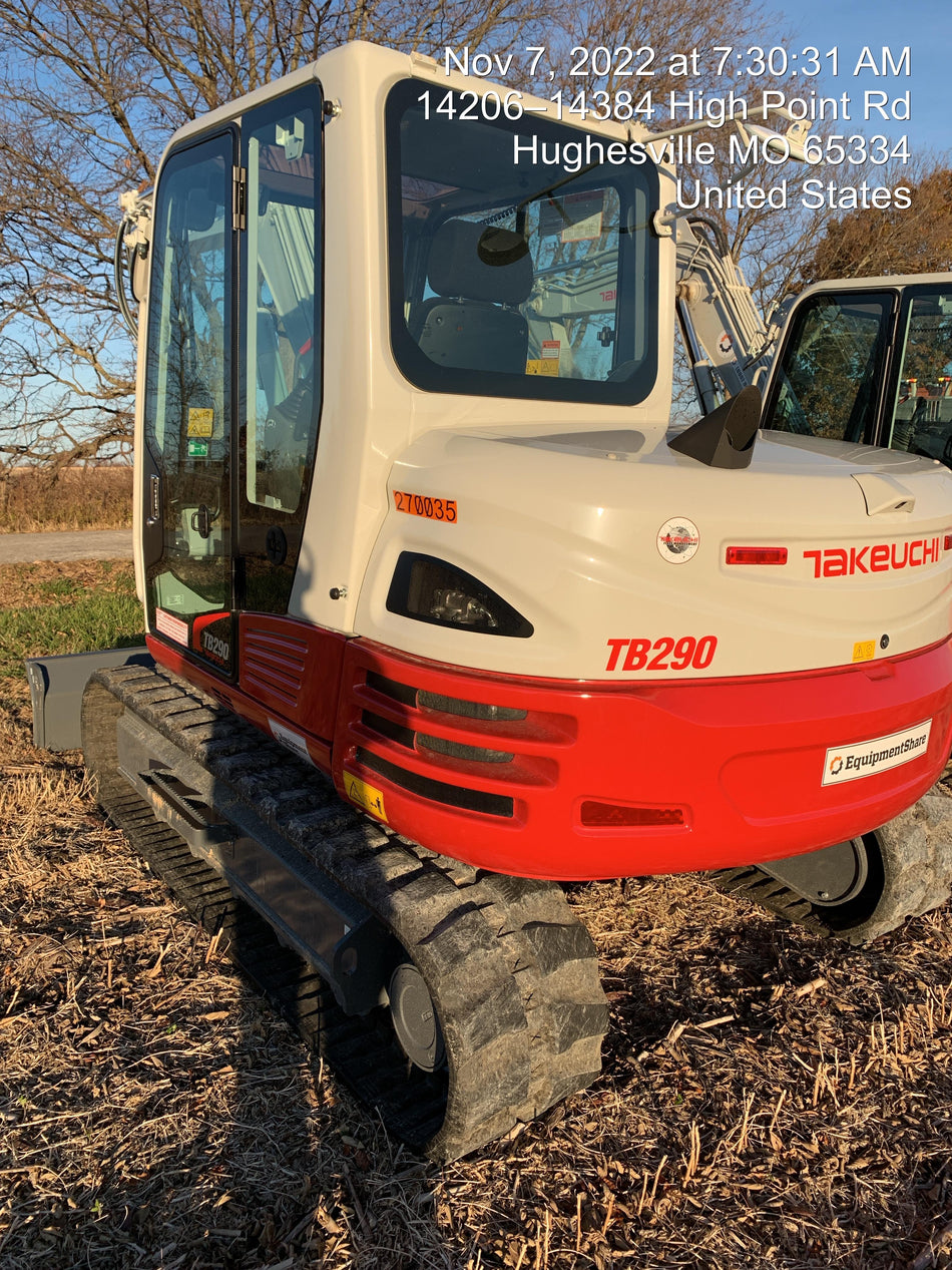 2022 TAKEUCHI TB290-CR