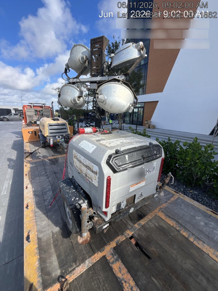 2018 Wacker Neuson LTV6K-MH Wacker Neuson LTV6K Mobile Light Tower w/Fuel Level Sensor Installed, Trailer VIN 5XFLV0416JM004545