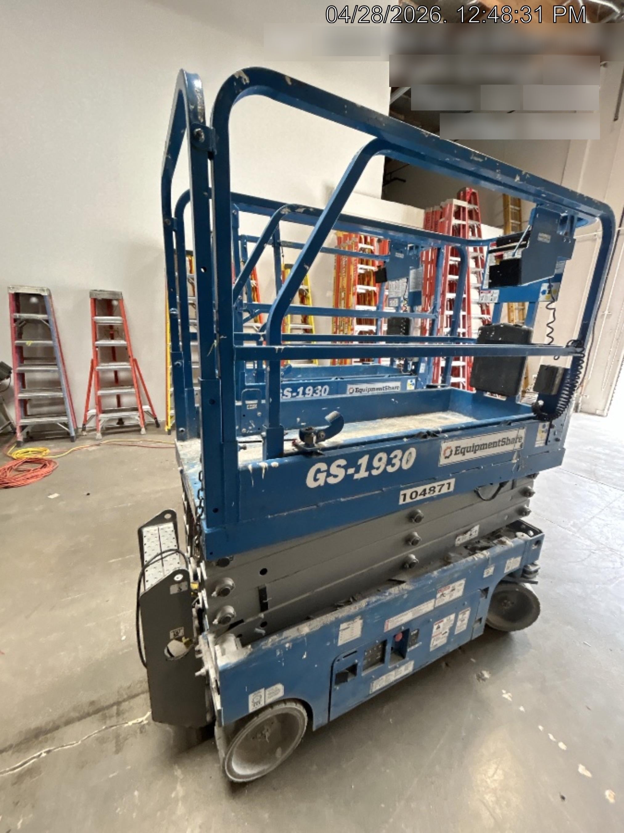 2020 Genie GS-1930 Standard Machine, 800W Inverter