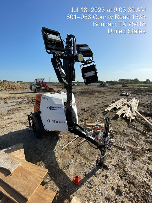 2023 Generac MLT2 Diesel, Flex Switch 120V Input, Powerzone Controller, (4) 320W LED Lights, 4kW Generator, 39.9 Gal Fuel Tank, 2" Ball, T3