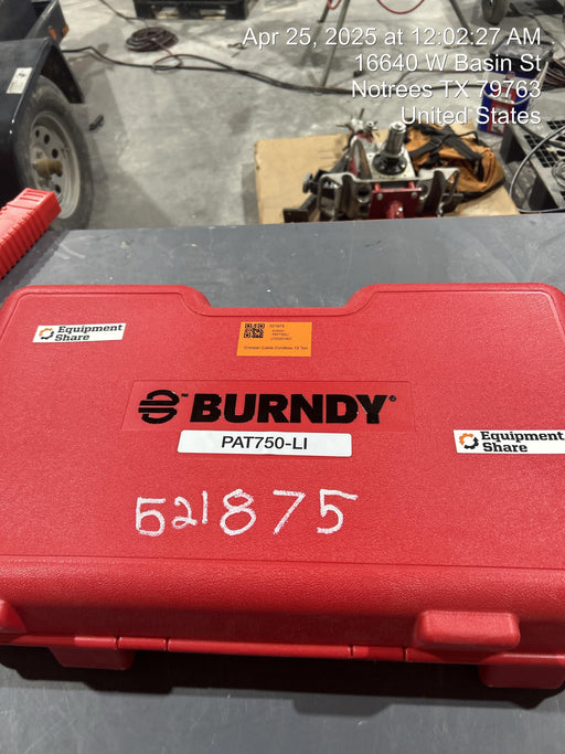 2025 BURNDY PAT750LI