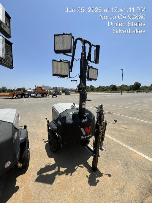 2024 Wacker Neuson LTT4 Diesel, Kohler KDW702, Deep Sea Controller, Auto Start, LED 320W, Bypass Outlet, T3