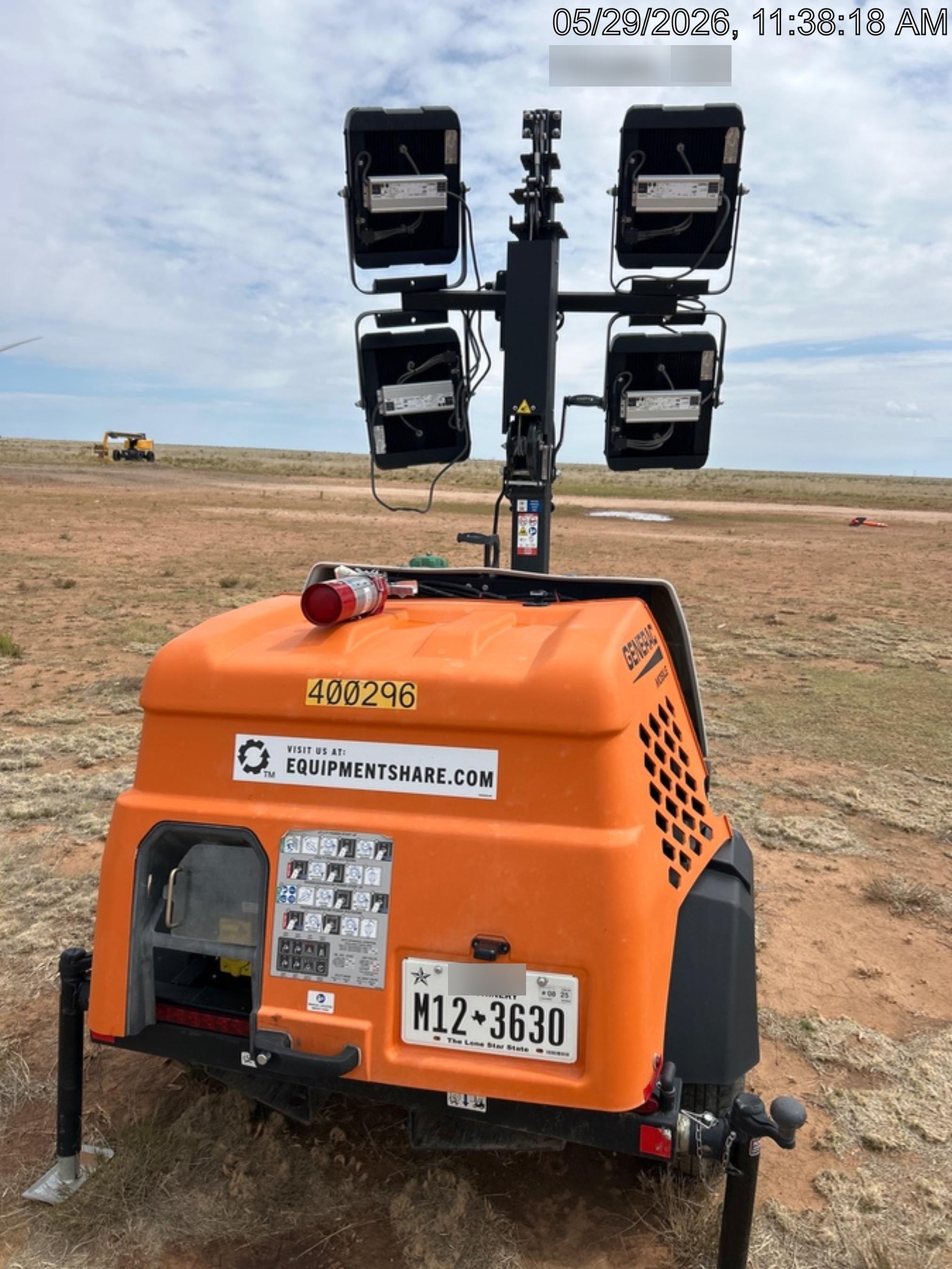 2024 Generac MLT2 Diesel, Flex Switch 120V Input, Powerzone Controller, 
(4) 320W LED Lights, 4kW Generator, 39.9 Gal Fuel Tank, 2" Ball, T3