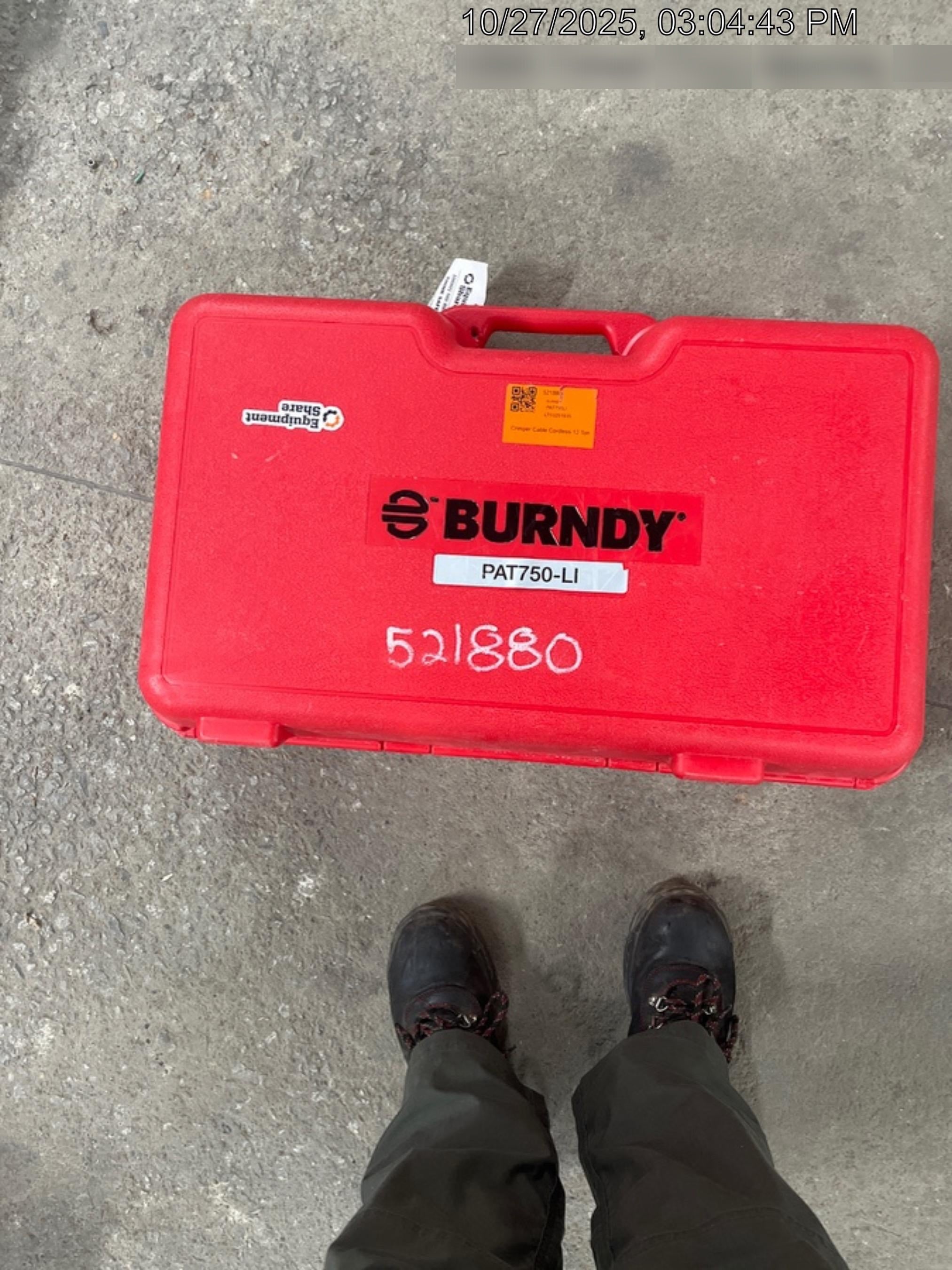 2025 BURNDY PAT750LI