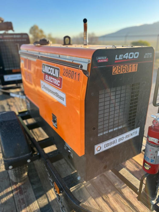 2022 Lincoln Electric LE400 Kubota V1505, Trlr, Cable Rack, Light Kit, ES Decals, T3