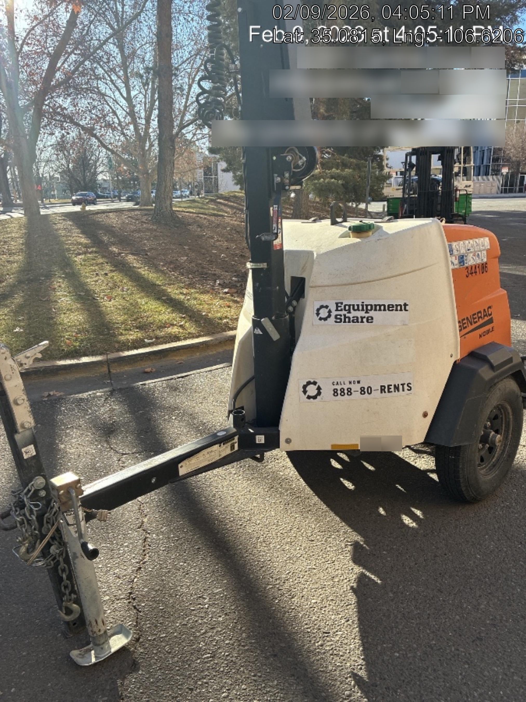 2023 Generac MLT2 Diesel, Flex Switch 120V Input, Powerzone Controller, (4) 320W LED Lights, 4kW Generator, 39.9 Gal Fuel Tank, 2" Ball, T3