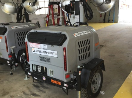2019 Wacker Neuson LTV6L-MH Wacker Neuson LTV6L Mobile Light Tower w/Fuel Level Sensor Installed