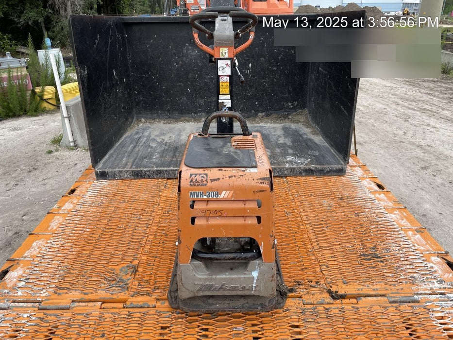 2023 Multiquip MV308GH Honda GX270, 18" Plate, Tachometer