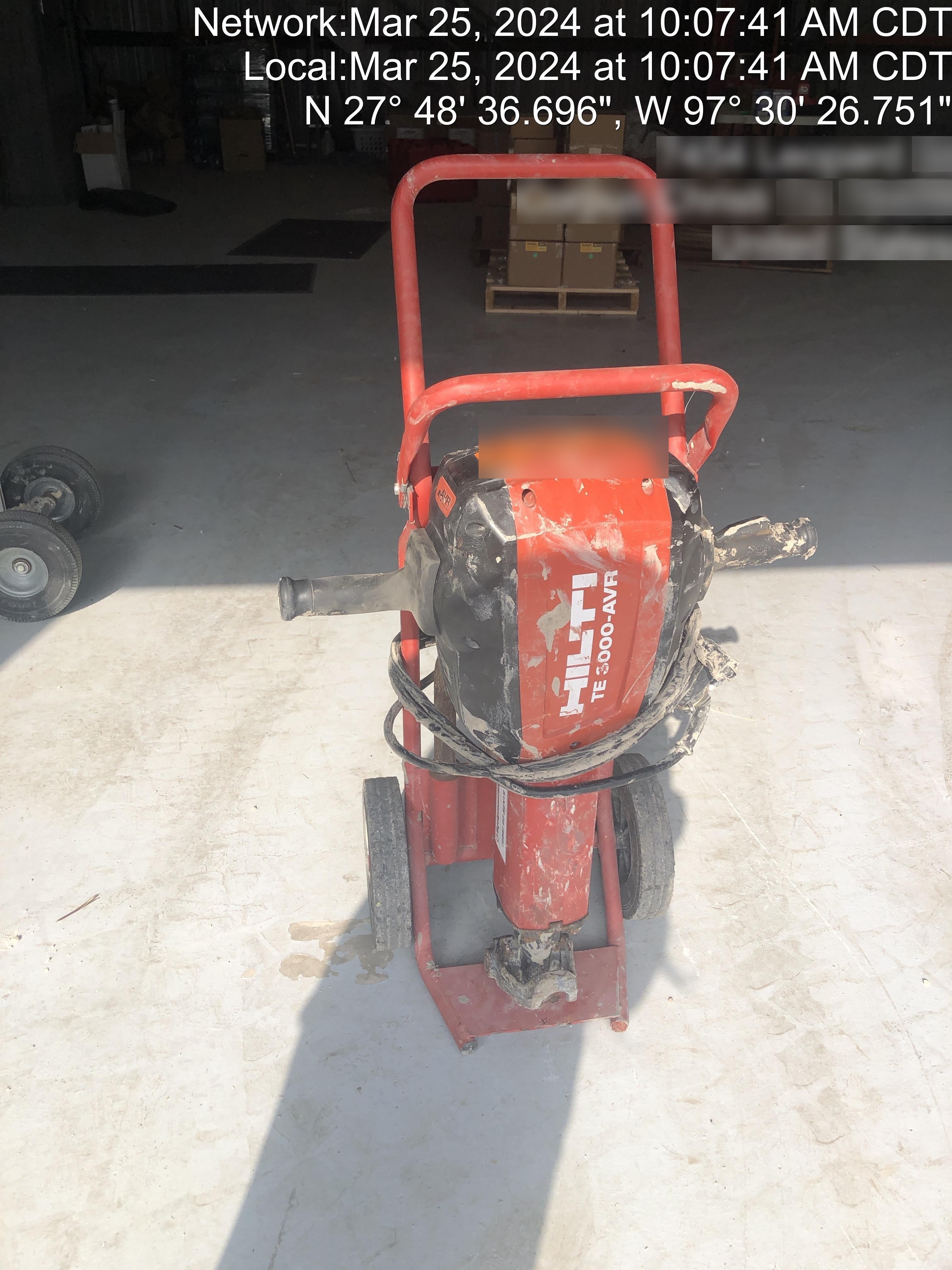 2019 HILTI TE 3000-AVR
