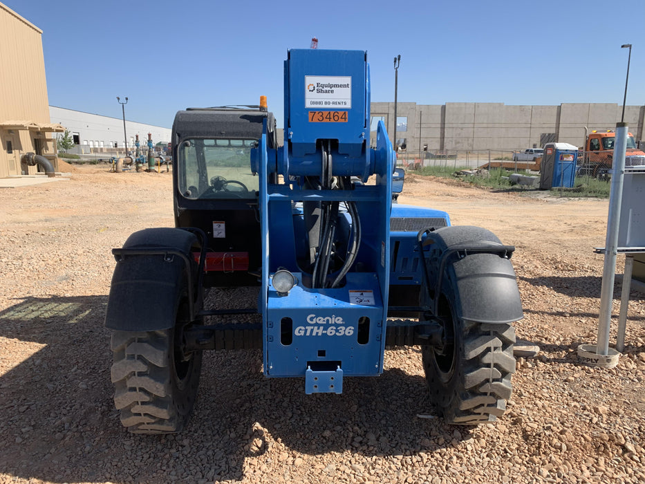 2020 Genie GTH-636 Cab/Heat/Air, Solid Tires, Work Lights, Beacon, Aux Hydraulics, Back up Alarm