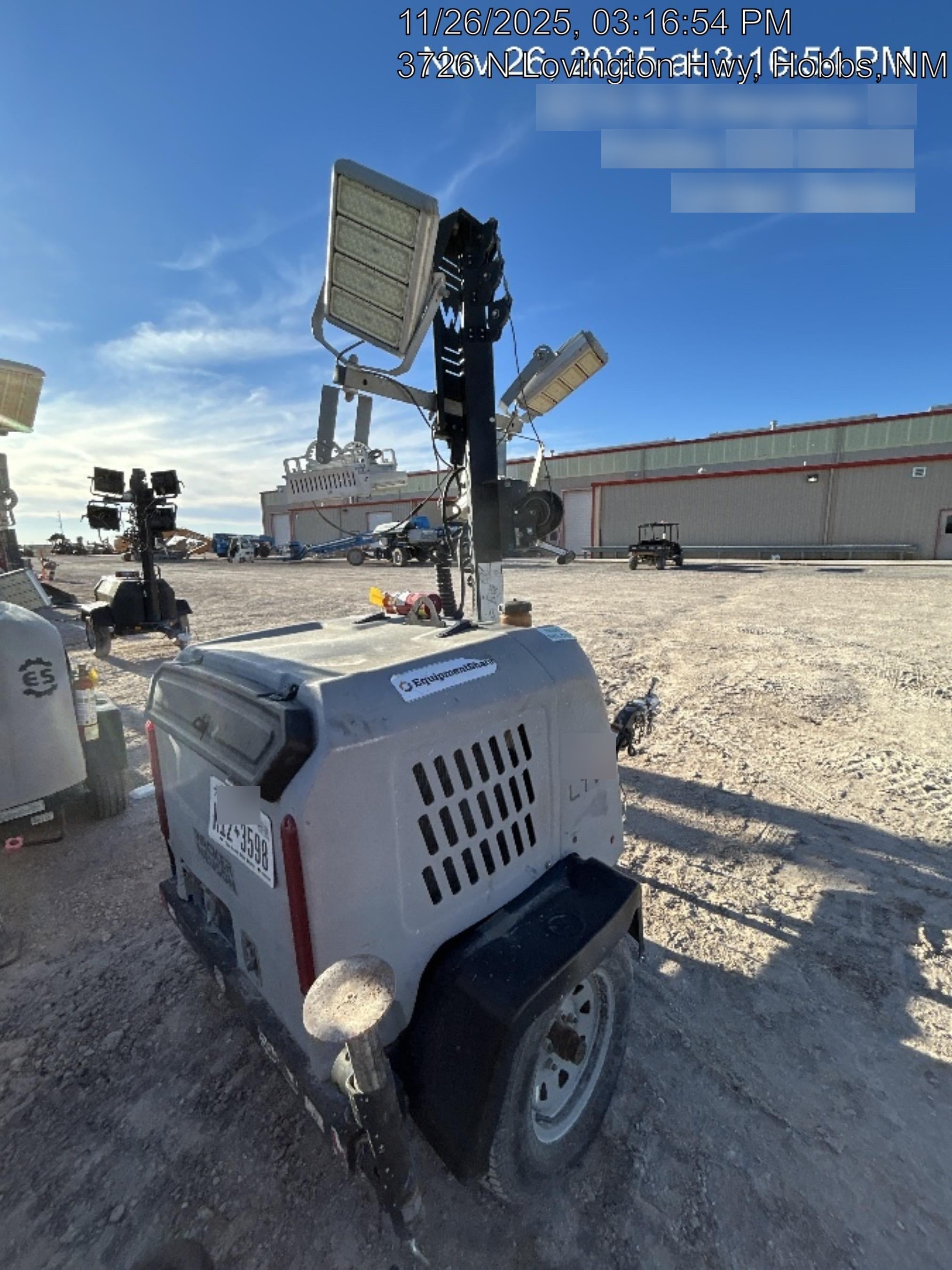 2019 Wacker Neuson LTV6K-LED Standard LED Towable Light Tower w/None