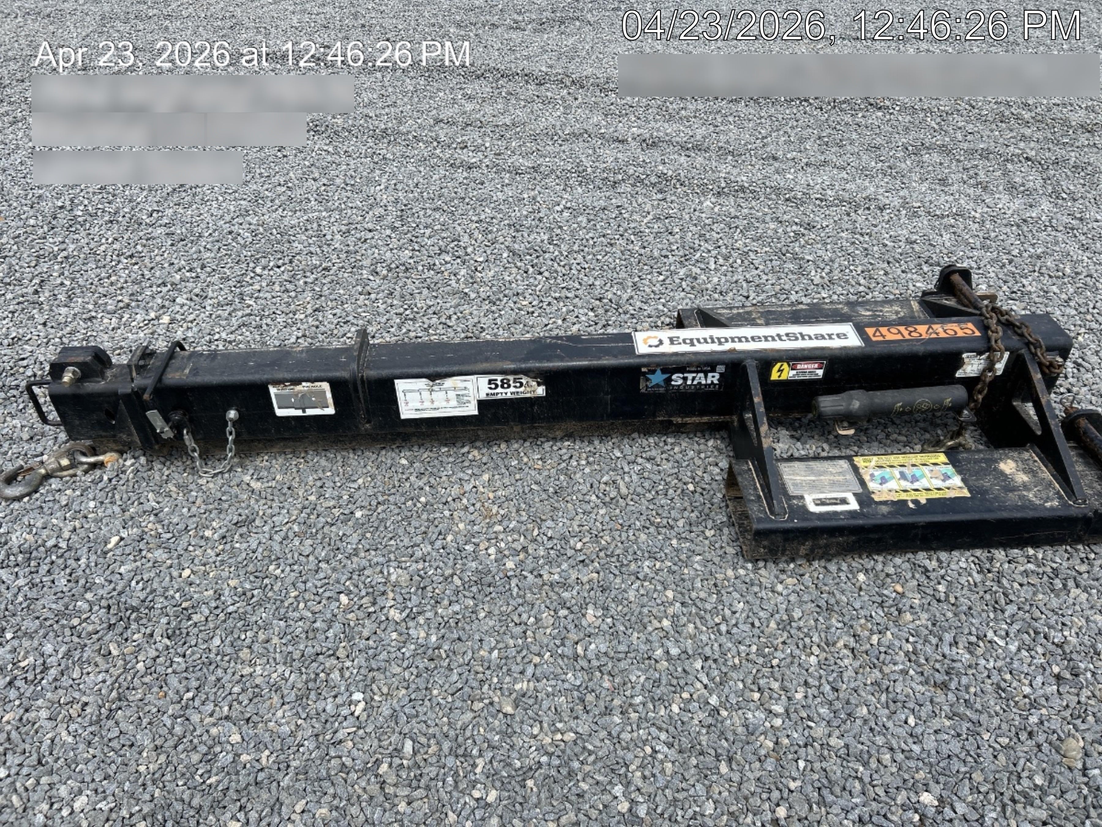 2025 STAR INDUSTRIES M1360B - Star JIB Boom