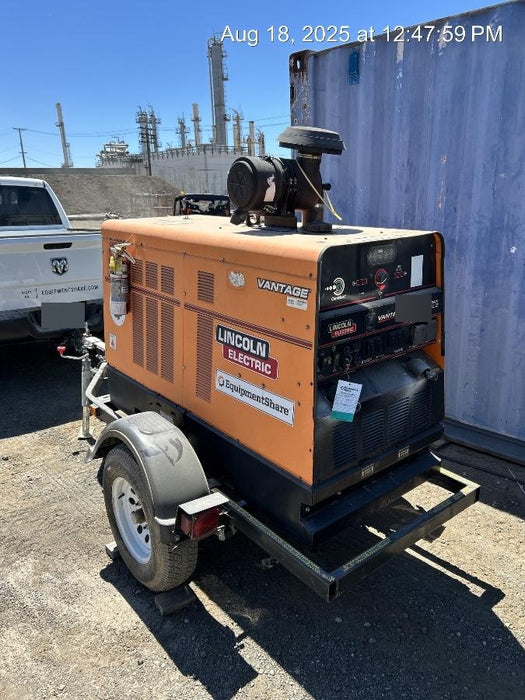 2021 Lincoln Electric Vantage 549X Ready Pak 3, ORANGE (includes trailer, cable rack, fender light kit)