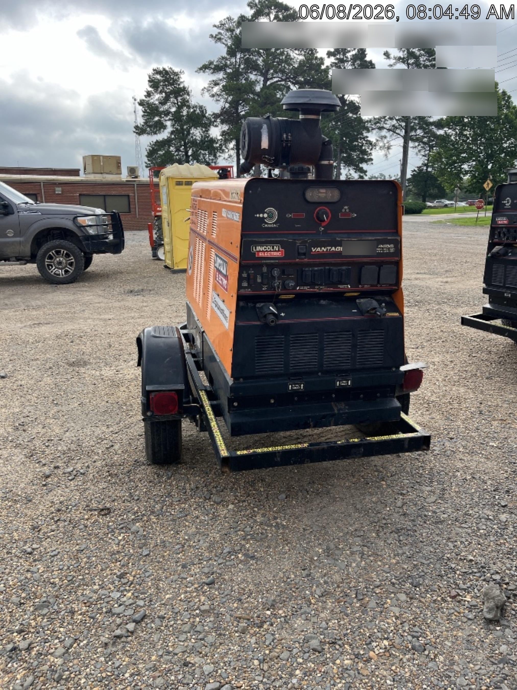2021 Lincoln Electric Vantage 549X Ready Pak 3, ORANGE (includes trailer, cable rack, fender light kit)