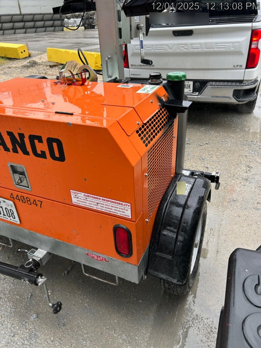 2024 Wanco WLTT-4MM4K Diesel, Deep Sea Controller, Shore Power Plug, Auto Start, (4) 350W LED Floodlights, 4kW Generator, 60 Gal Fuel Tank, 2" Ball, T3