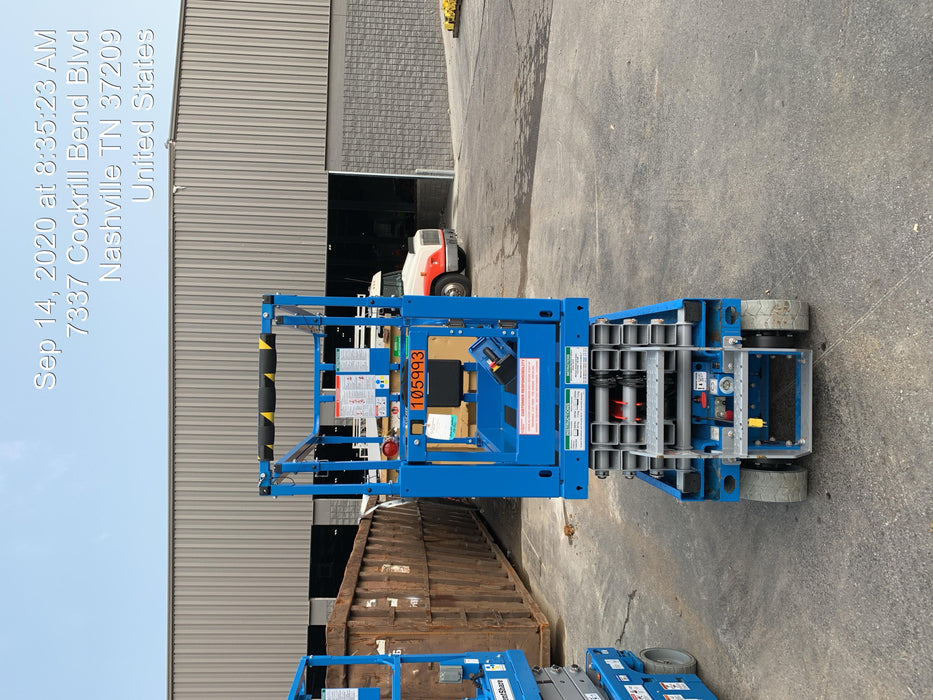 2020 Genie GS-1930 Solid Non Marking Tires, Beacon, Folding rails with half height swing gate