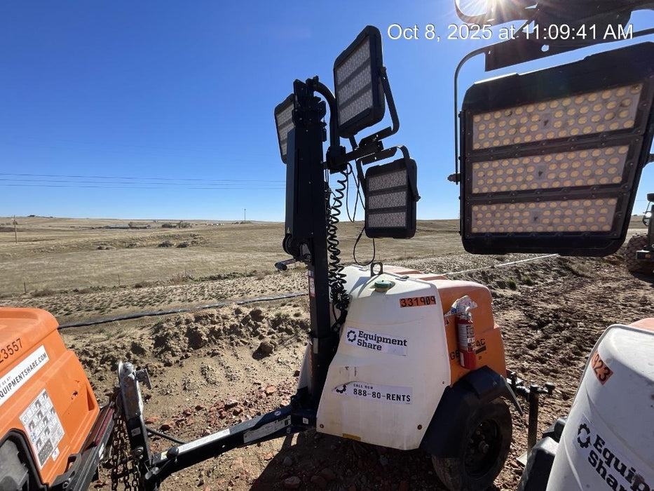 2023 Generac MLT2 Diesel, Flex Switch 120V Input, Powerzone Controller, (4) 320W LED Lights, 4kW Generator, 39.9 Gal Fuel Tank, 2" Ball, T3