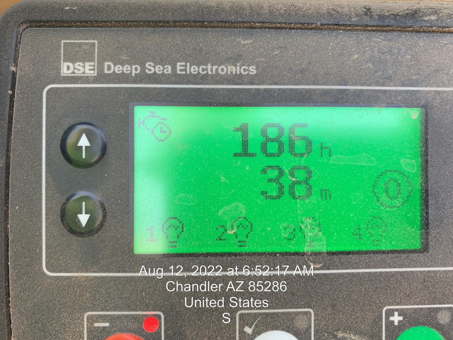 2022 Allmand NLV3GR (4) LED Light Fixture 350W, 23' Vertical Mast, 3kW Prime, Towable, Deep Sea L401, Leveling Jacks, Yanmar T4F 5.8hp