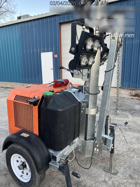 2024 Wanco WLTT-4MM4K Diesel, Deep Sea Controller, Shore Power Plug, Auto Start, (4) 350W LED Floodlights, 4kW Generator, 60 Gal Fuel Tank, 2" Ball, T3