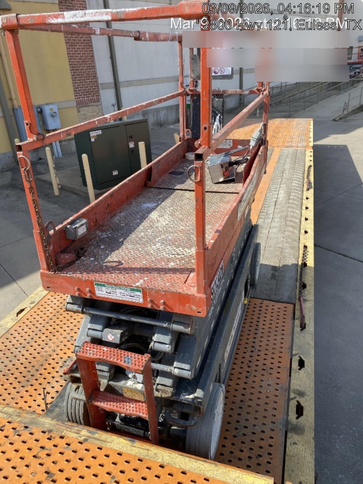 2016 Skyjack SJIII-3226 26' Scissor Lift