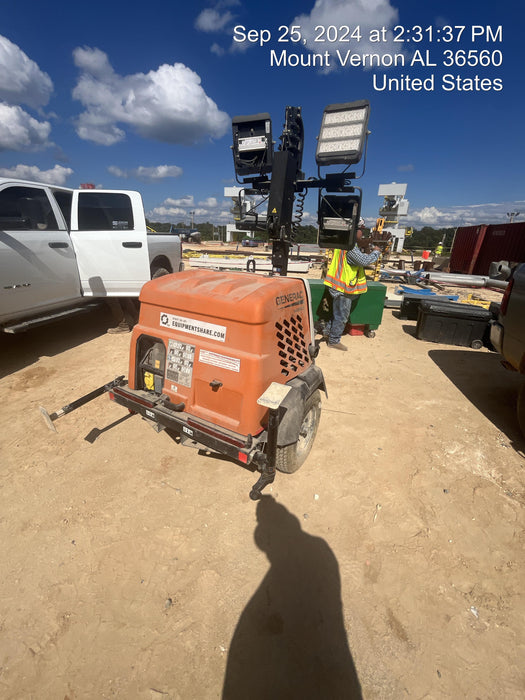2023 Generac MLT2 Diesel, Flex Switch 120V Input, Powerzone Controller, 
(4) 320W LED Lights, 4kW Generator, 39.9 Gal Fuel Tank, 2" Ball, T3