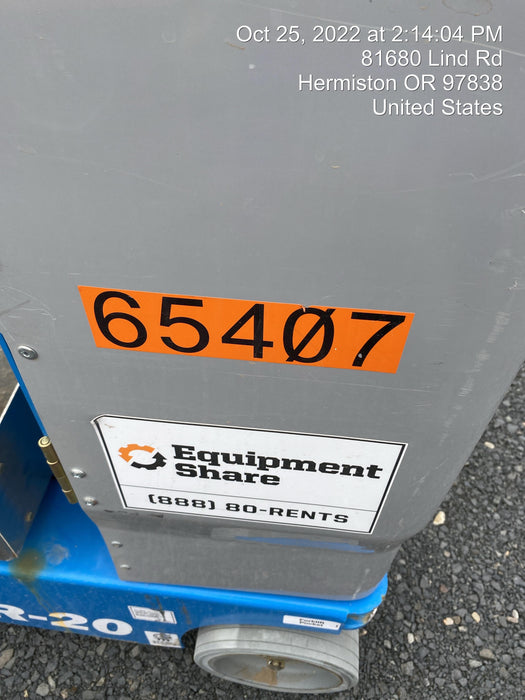 2020 GENIE GR-20