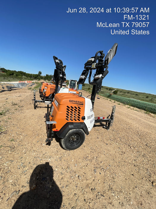 2024 Generac MLT2 Diesel, Flex Switch 120V Input, Powerzone Controller, 
(4) 320W LED Lights, 4kW Generator, 39.9 Gal Fuel Tank, 2" Ball, T3