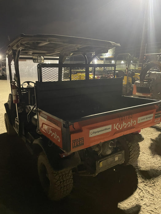 2021 Kubota RTV-X1140W-H Plastic Canopy, Windshield Acrylic Clear, LED Strobe Light, Wire Harness Kit, Back up Alarm