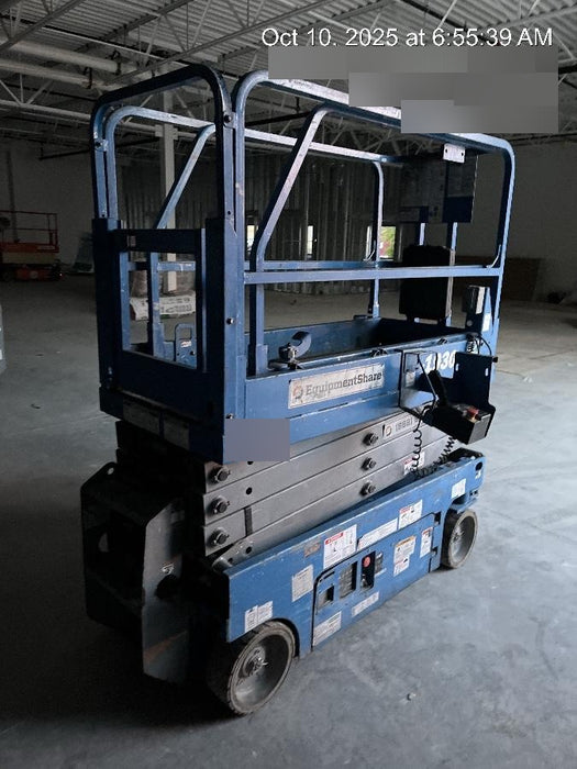 2020 Genie GS-1930 Solid Non Marking Tires, Beacon, Folding rails with half height swing gate