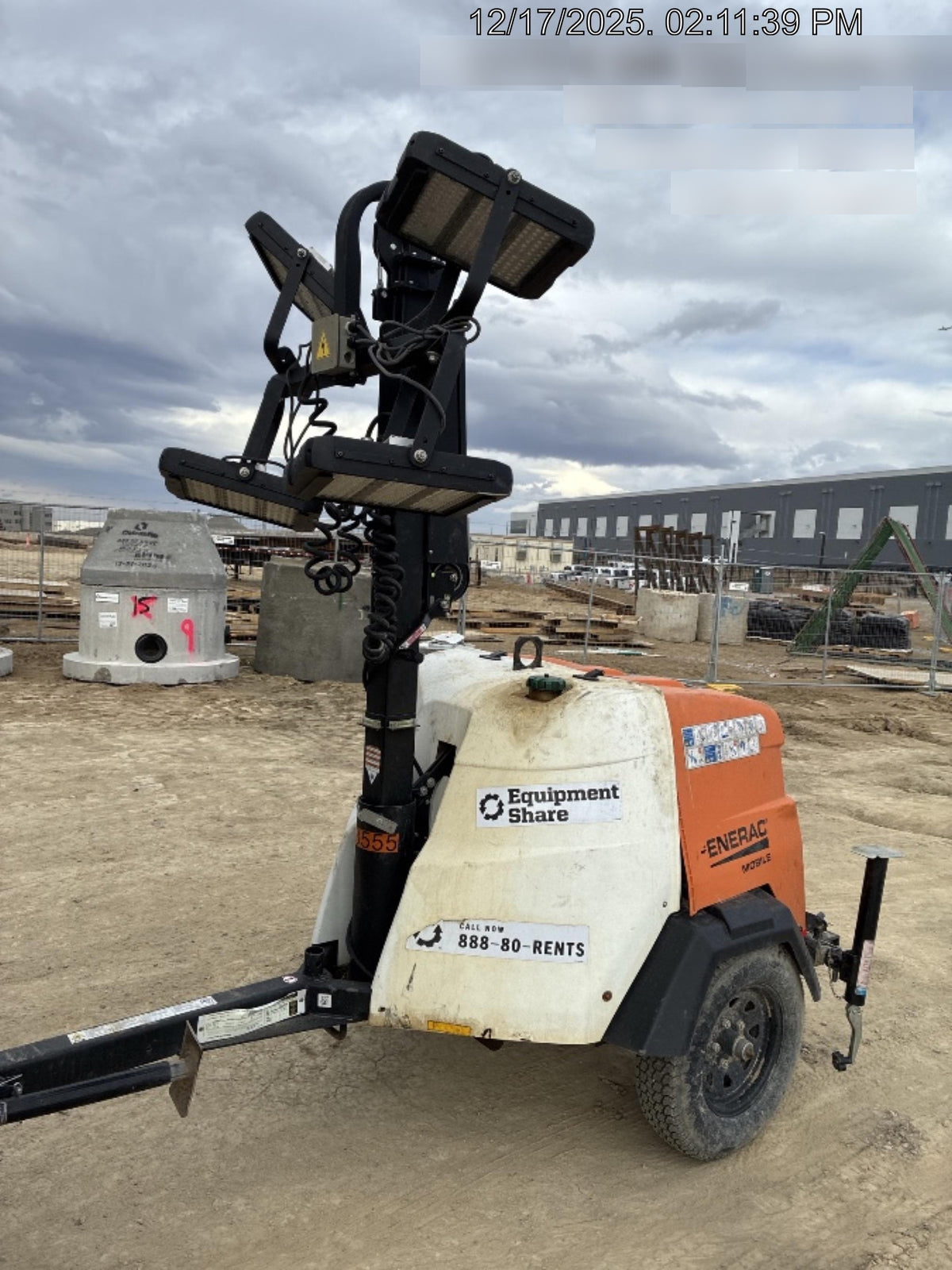 2023 Generac MLT2 Diesel, Flex Switch 120V Input, Powerzone Controller, (4) 320W LED Lights, 4kW Generator, 39.9 Gal Fuel Tank, 2" Ball, T3