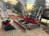 2019 Takeuchi TB260 Canopy, Standard Blade, Auxiliary hydraulics Manual QC, Hydraulic thumb, 12" ,18", 24" Bucket