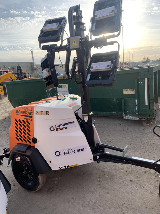 2024 Generac MLT2 Diesel, Flex Switch 120V Input, Powerzone Controller, 
(4) 320W LED Lights, 4kW Generator, 39.9 Gal Fuel Tank, 2" Ball, T3