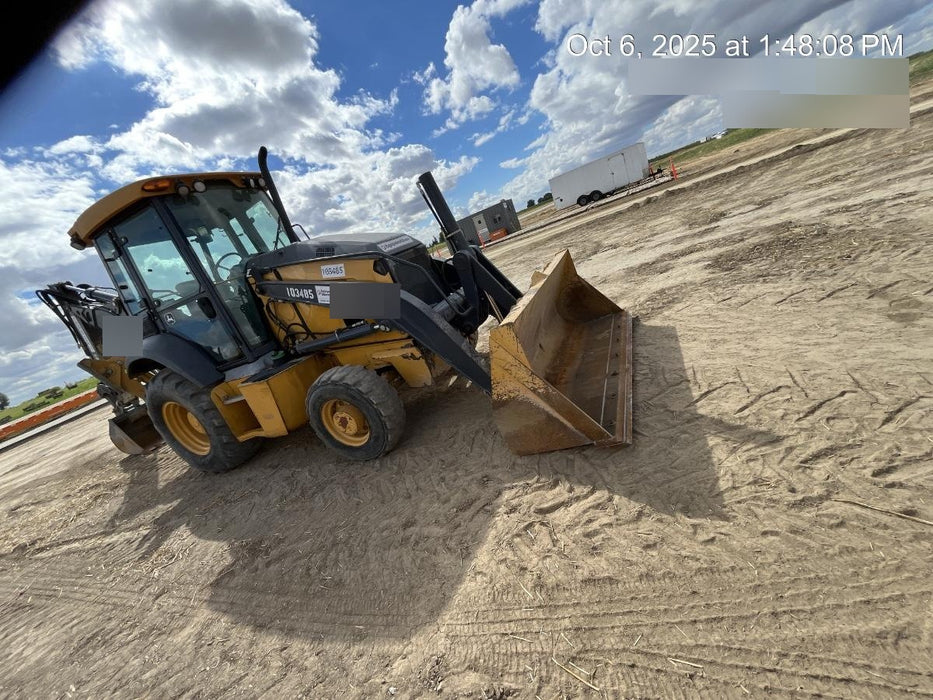 2020 John Deere 310LEP Cab/Heat/Air, 4WD, Standard Stick, Pilot Controls, 2 Way Hydraulics, TAG Manual QC