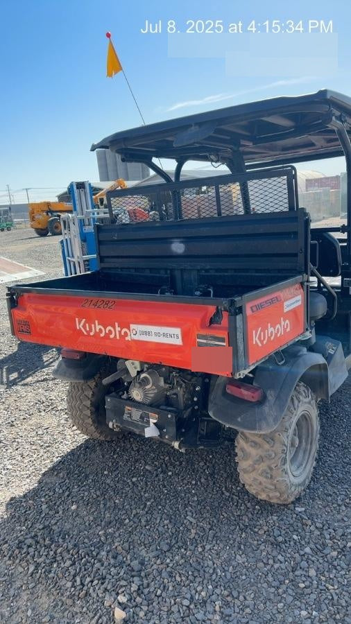 2022 Kubota RTV-X1140W-H Plastic Canopy, Windshield Acrylic Clear, LED Strobe Light, Wire Harness Kit, Back up Alarm