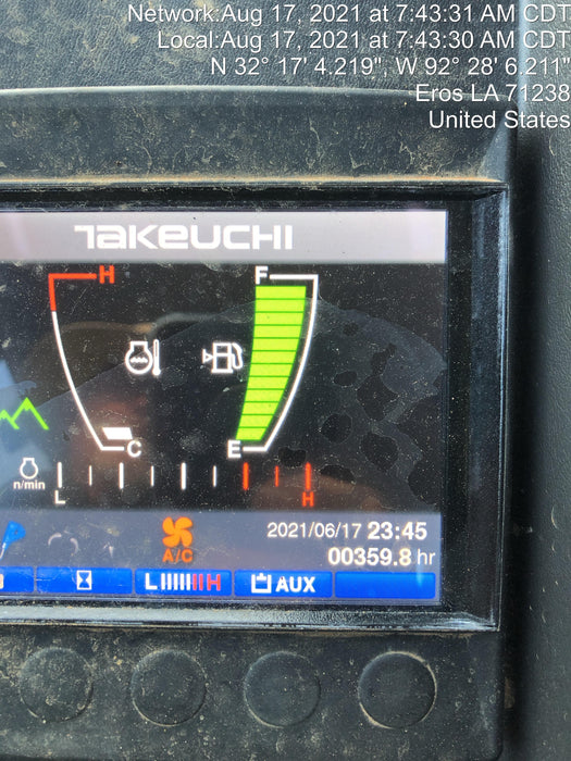 2020 TAKEUCHI TB-235-2CR