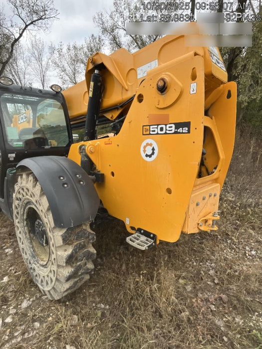 2020 JCB 509-42 Canopy, Solid Tires, Work Lights, Beacon, Aux Hydraulics, Back up Alarm, Lifting Eye, ES Decals