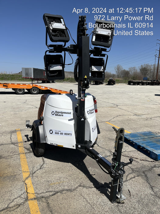 2023 Generac MLT2 Diesel, Flex Switch 120V Input, Powerzone Controller, (4) 320W LED Lights, 4kW Generator, 39.9 Gal Fuel Tank, 2" Ball, T3