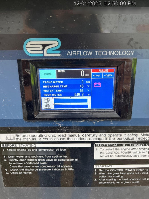 2025 AIRMAN PDSF375DP-6E1