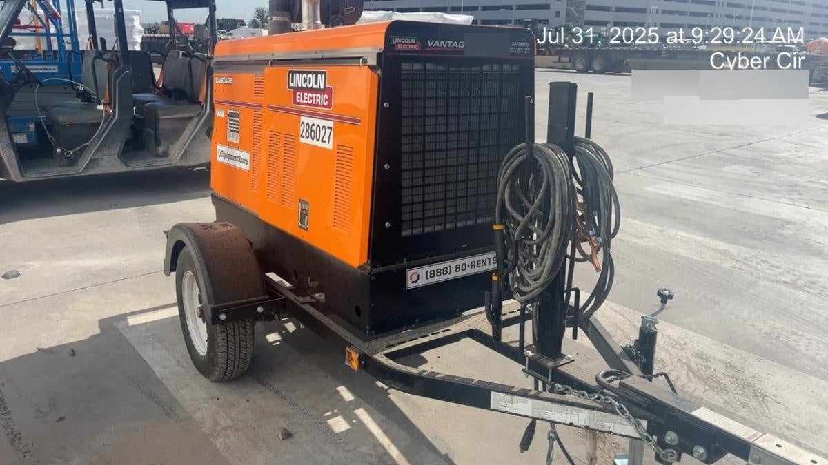 2022 Lincoln Electric Vantage 549X Crosslink Technology, Trailer Mounted, ES Decals, T3