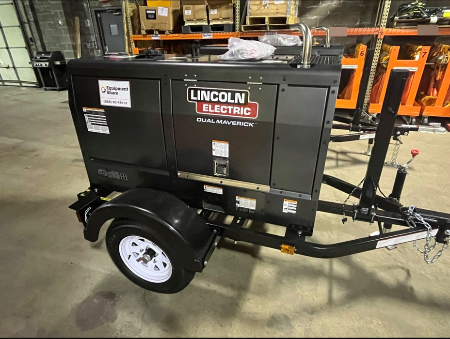 2024 Lincoln Electric Dual Maverick 200/200X Ready Pak 3, Includes Trailer, Cable Rack, Fender Light Kit K4382-1-RP3