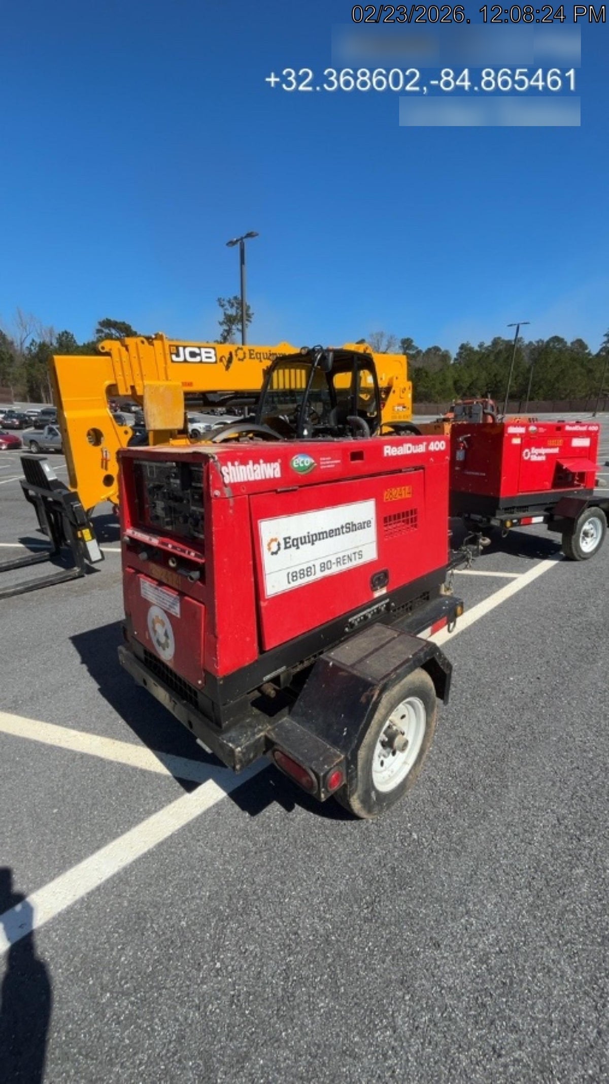 2022 Shindaiwa DGW400MDL Kubota D902 Engine, 23 HP, Dual Op Welder, Wire, Arc, Droop Stick, Tig, and CC Stick Functionality, Simulphase, 3 Phase and 1 Phase Gen Output, Single Axle NB Trlr, Slr Trckl Chrg 12V 12W, Fire Ext