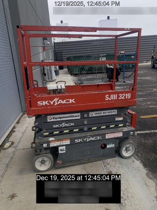 2016 Skyjack SJIII-3219 Standard Rental Specs