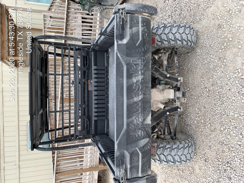 2019 Kawasaki Mule PRO-DXT - 3 Passenger 3 Seater, Standard Options, Backup Alarm, Beacon, Plastic Hard Top, Poly Windshield, Horn Kit