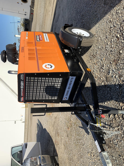 2021 Lincoln Electric Vantage 549X Ready Pak 3, ORANGE (includes trailer, cable rack, fender light kit)