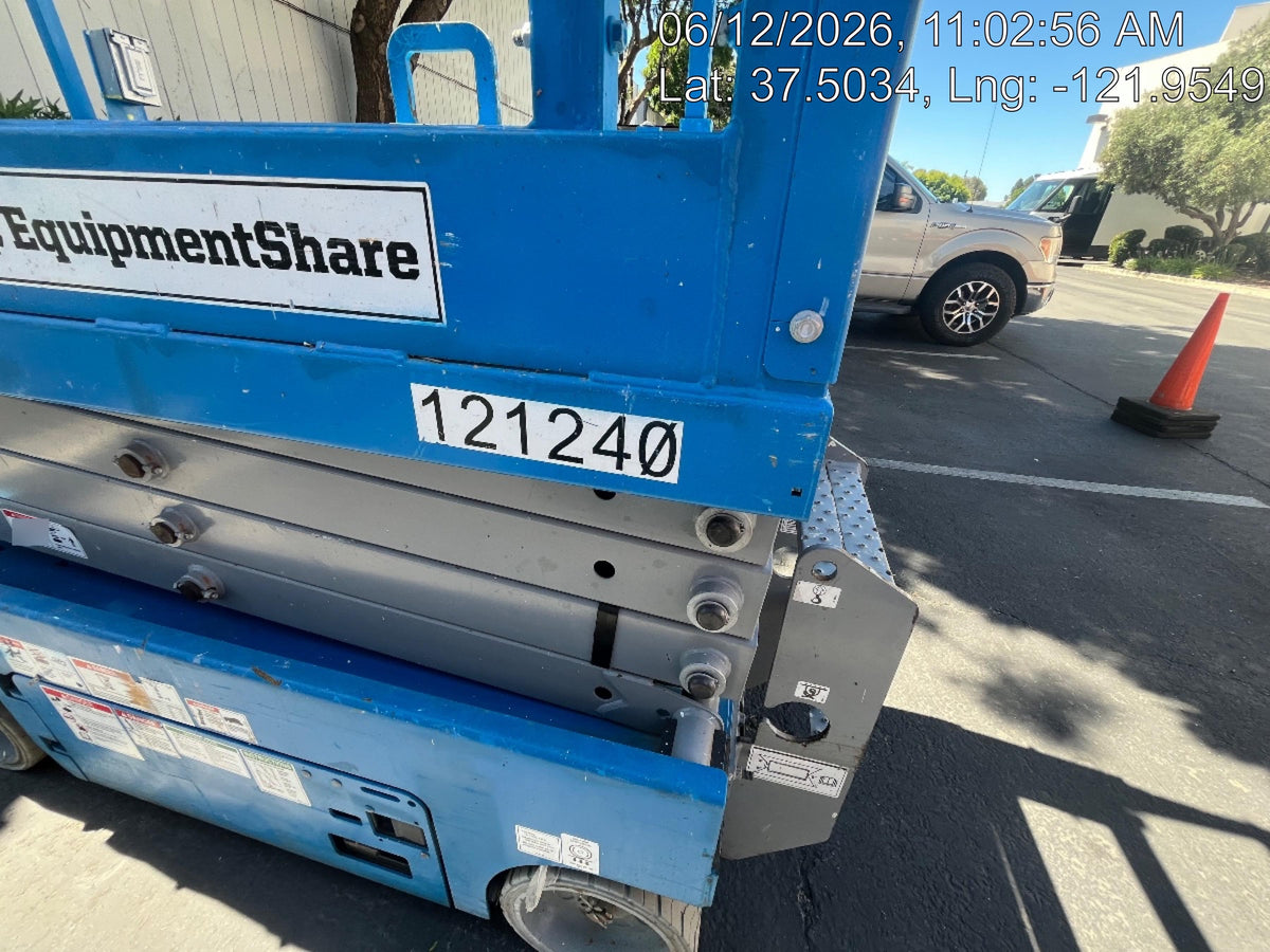 2020 Genie GS-1930 Solid Non Marking Tires, Beacon, Folding rails with half height swing gate, Telematics