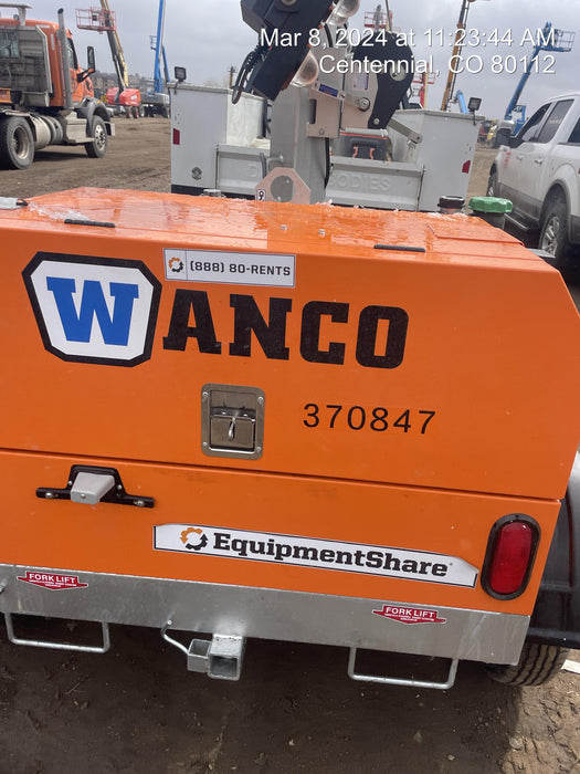 2023 Wanco WLTT-4MM4K Diesel, Deep Sea Controller, Shore Power Plug, Auto Start, (4) 350W LED Floodlights, 4kW Generator, 60 Gal Fuel Tank, 2" Ball, T3