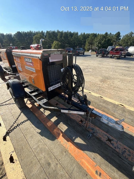 2023 Lincoln Electric LE400 Kubota V1505, Trlr, Cable Rack, Light Kit, ES Decals, T3
