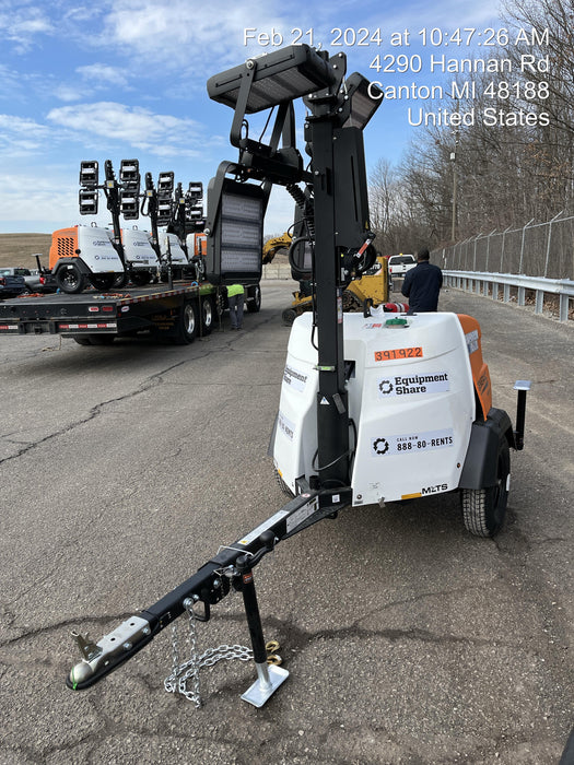 2024 Generac MLT2 Diesel, Flex Switch 120V Input, Powerzone Controller, 
(4) 320W LED Lights, 4kW Generator, 39.9 Gal Fuel Tank, 2" Ball, T3