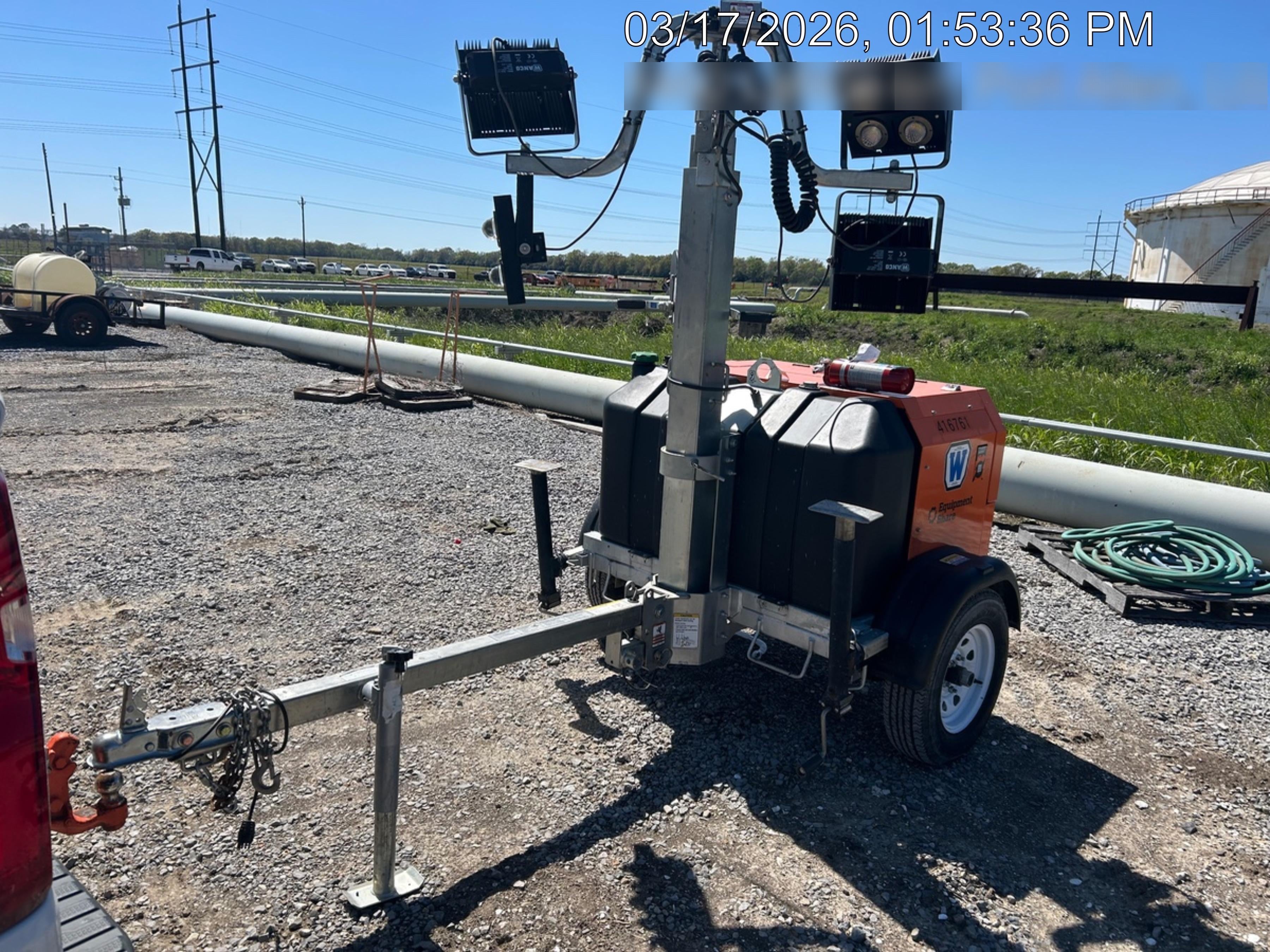 2024 Wanco WLTT-4MM4K Diesel, Deep Sea Controller, Shore Power Plug, Auto Start, (4) 350W LED Floodlights, 4kW Generator, 60 Gal Fuel Tank, 2" Ball, T3